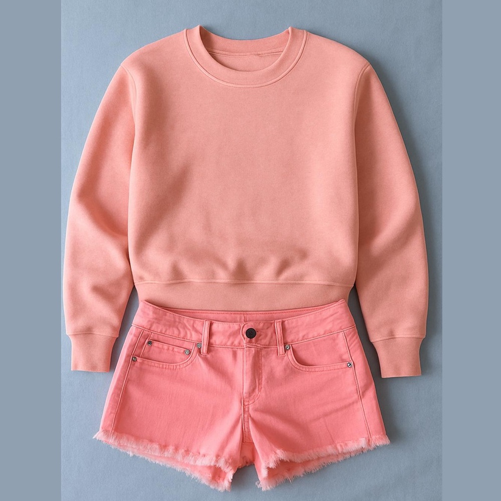 💕 American Eagle Outfitters Coral Jean Shorts Size 6
